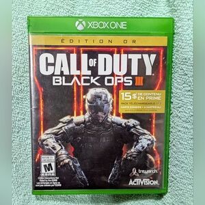 CALL OF DUTY Black Ops III 👉 Microsoft Xbox One Gold Edition |  CIB ✔️ NM